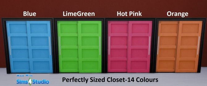 Sims 4 Perfect Size Closet 14 Recolours by wendy35pearly at Mod The Sims