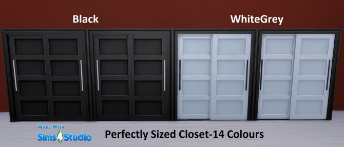 Perfect Size Closet 14 Recolours By Wendy35pearly At Mod The Sims Sims 4 Updates