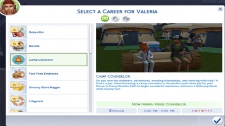 Teen Job Career Set by MesmericSimmer at Mod The Sims