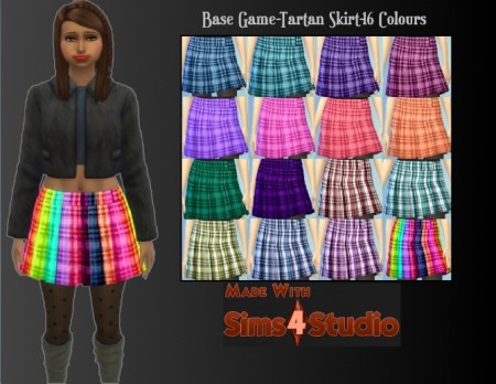 Pleated Skirt 16 Recolours by wendy35pearly at Mod The Sims