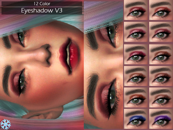 Sims 4 LMCS Eyeshadow V3 by Lisaminicatsims at TSR