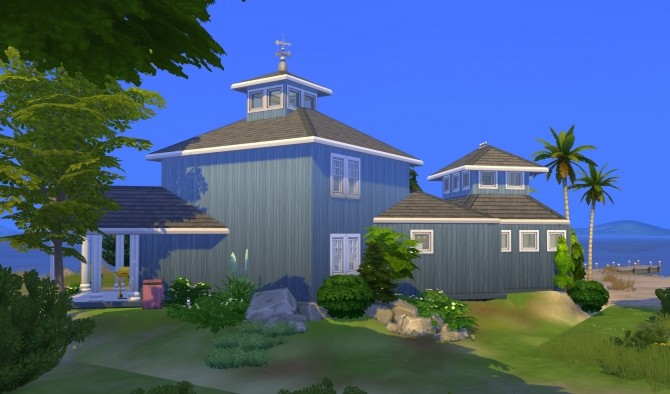 Sims 4 Natural Harmony Beach House CC Free by kiimy 2 Sweet at Mod The Sims