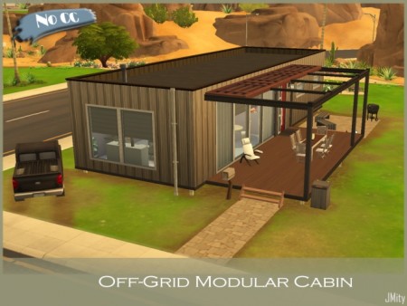 Off-Grid Modular Cabin by J-Mity at Mod The Sims