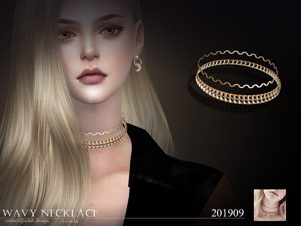 Sims 4 Necklace 201909 by S Club LL at TSR