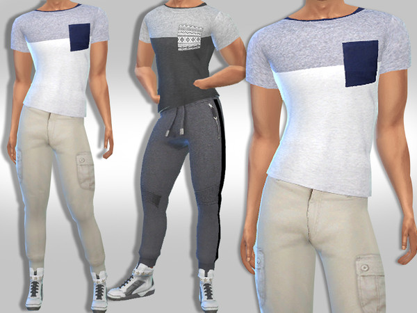 Sims 4 Stylish T shirts by Saliwa at TSR
