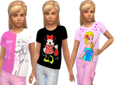 T-shirts for kids at Louisa Creations4Sims
