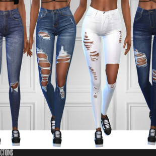 Jona Crossed Top at Volatile Sims » Sims 4 Updates