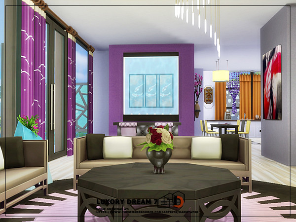 Sims 4 Luxury dream 7 house by Danuta720 at TSR