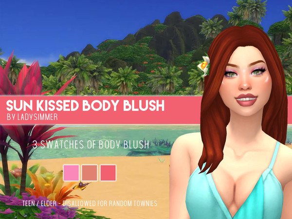 Sims 4 Sun Kissed Body Blush by LadySimmer94 at TSR