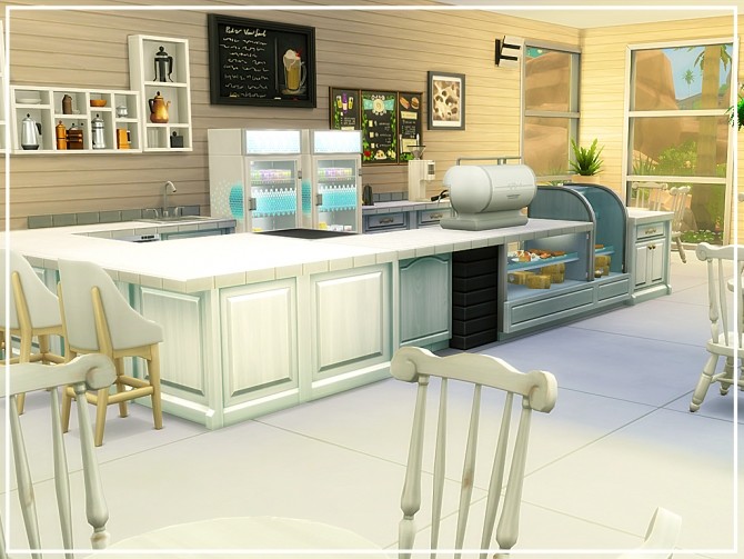 Sims 4 Oasis Modern Cafe at MSQ Sims