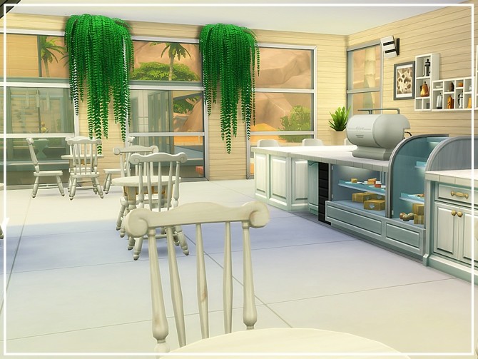 Sims 4 Oasis Modern Cafe at MSQ Sims