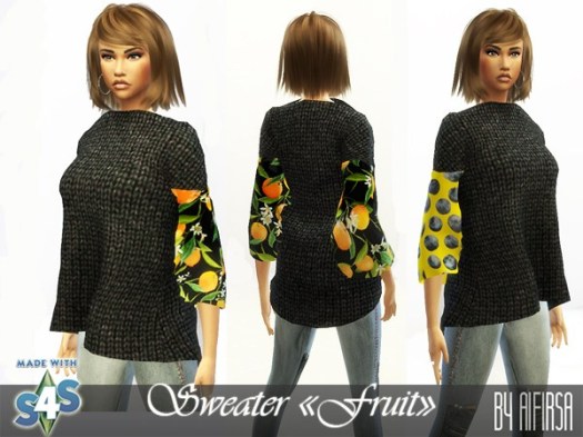 Sims 4 Fruit sweater at Aifirsa