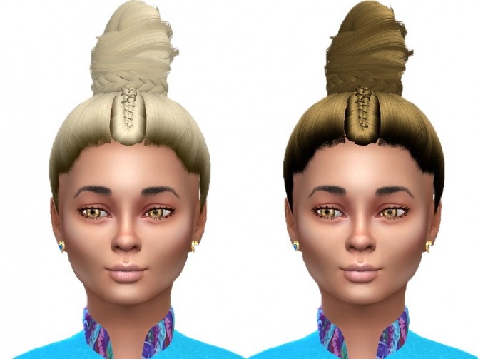 Sims 4 LeahLillith Lonely Hair convert for child at Trudie55