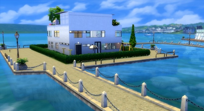 Sims 4 Villa du Quai by valbreizh at Mod The Sims