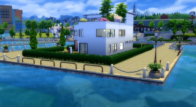 Sims 4 Villa du Quai by valbreizh at Mod The Sims