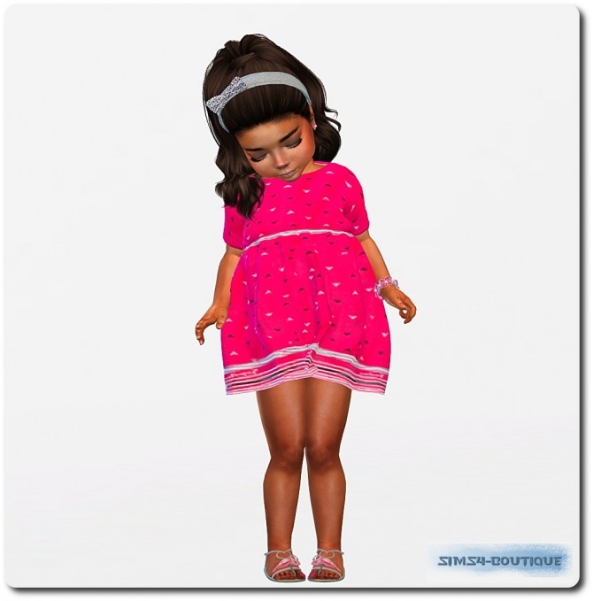 Sims 4 Dress, Headband and shoes at Sims4 Boutique