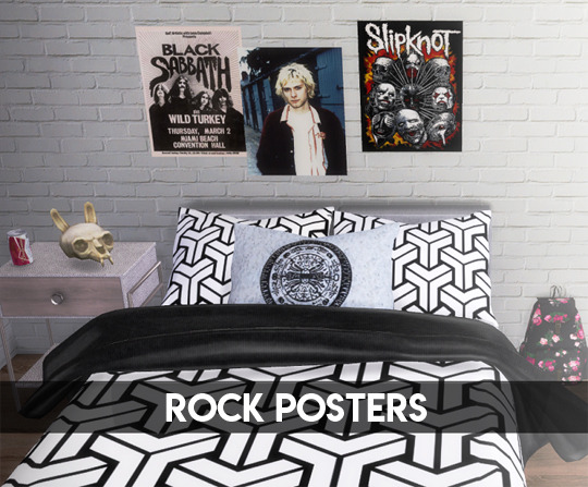 Sims 4 Rock Posters at Descargas Sims