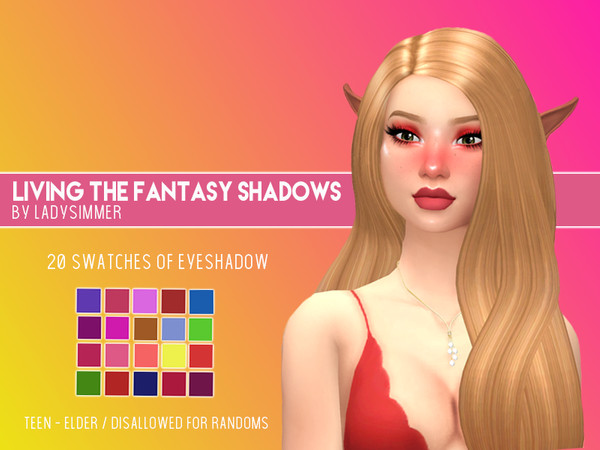 Sims 4 Living the Fantasy Shadows by LadySimmer94 at TSR