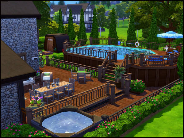 Sims 4 Raven house by sparky at TSR