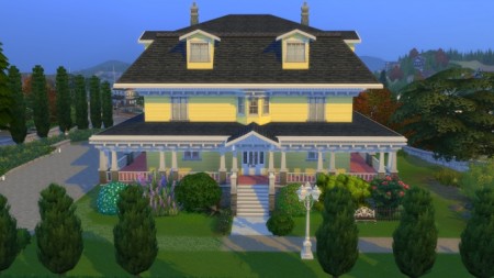 Craftsman Estate by SimMermaid at Mod The Sims