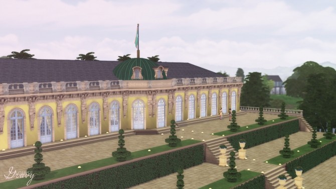 Sims 4 Sanssouci Palace at GravySims