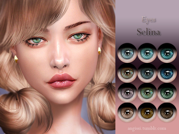 Sims 4 Selina eyes by ANGISSI at TSR