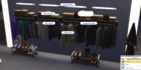 Functionnal Mounted Wall and Racks Dressers by JakeC0001 at Mod The Sims
