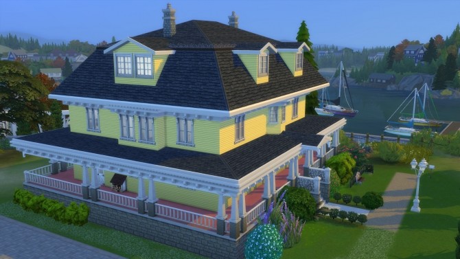 Sims 4 Craftsman Estate by SimMermaid at Mod The Sims