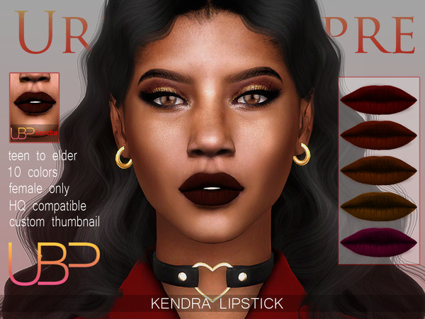 Sims 4 Kendra lipstick by Urielbeaupre at TSR