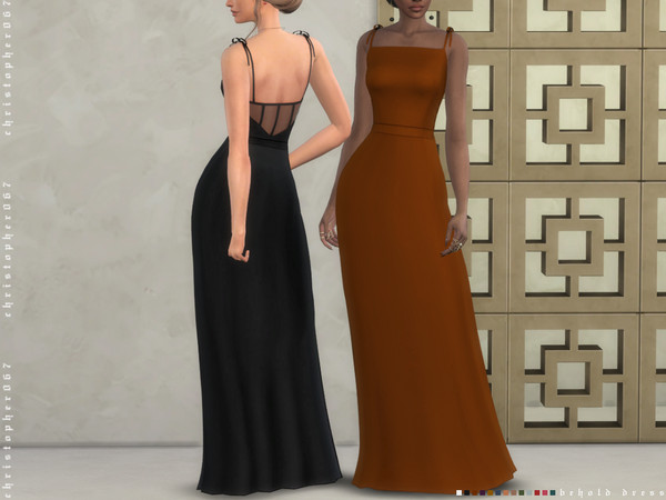 Sims 4 Behold Dress by Christopher067 at TSR