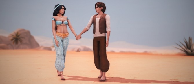 Sims 4 Jasmine and Aladdin at Miss Ruby Bird