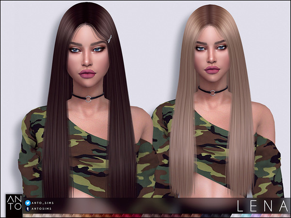 Sims 4 Lena Hairstyle by Anto at TSR