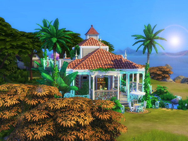 Sims 4 Death in Paradise restaurant by dasie2 at TSR