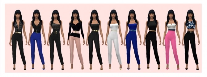 Sims 4 AAS’s STRAIGHT CUT JUMPSUIT at Sims4Sue