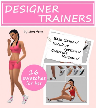 BASE GAME DESIGNER TRAINERS F at Sims4Sue