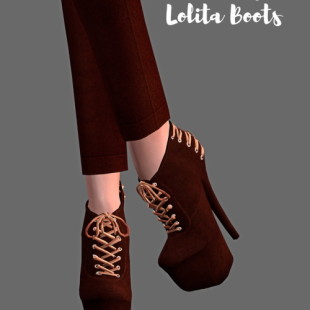 14 Cuffed Ankle Boot Recolors at The Simsperience » Sims 4 Updates