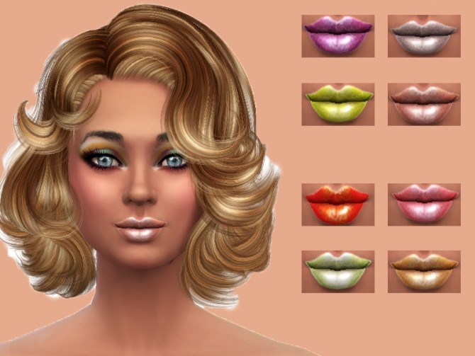 Sims 4 Glitter lipstick at Trudie55