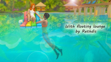 With floating lounge poses at Rethdis-love