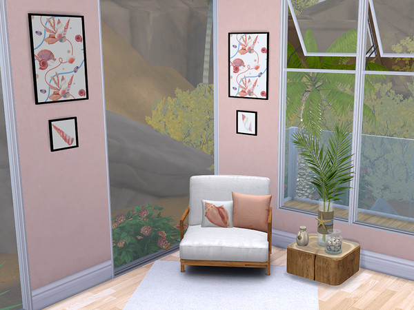 Sims 4 Coastal Shell Living Collection by neinahpets at TSR