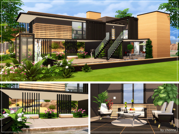 Sims 4 More Black house by Lhonna at TSR