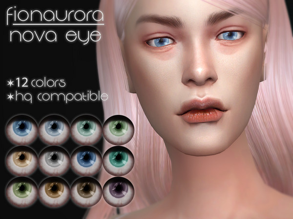 Sims 4 Nova Eyes by fionaurora at TSR