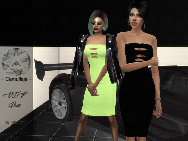 Sims 4 V.I.P. Dress by Camuflaje at TSR