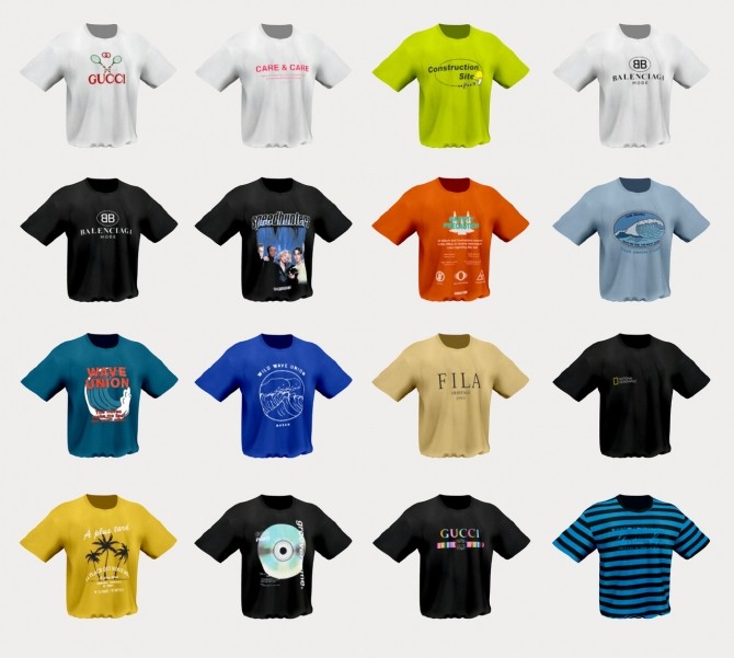 Island living t-shirts at Bedisfull – iridescent » Sims 4 Updates