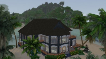 Volcanic Manor CC Free by SimMermaid at Mod The Sims