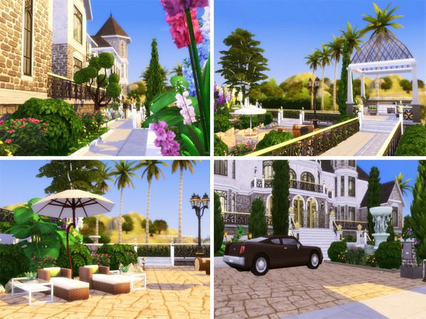 Sims 4 Luxury Mansion by Bidomaudo at TSR