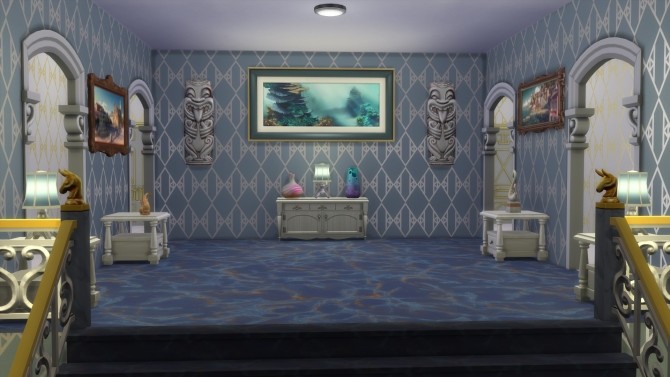 Sims 4 Volcanic Manor CC Free by SimMermaid at Mod The Sims