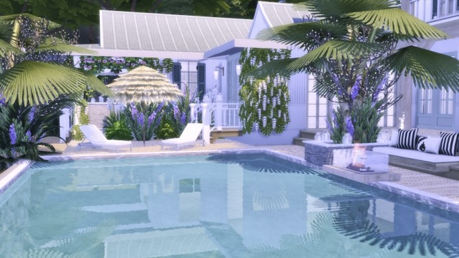 Sims 4 Cabana Beach House at The Huntington