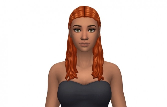 Sims 4 Downpour Base Game Compatible Hair at leeleesims1