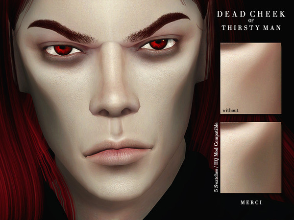 Sims 4 Dead Cheek Of Thirsty Man by Merci at TSR
