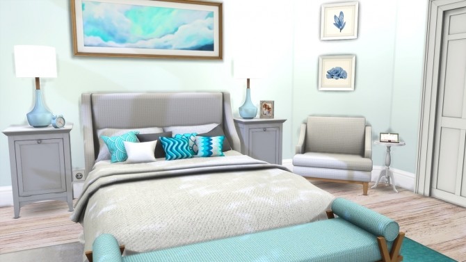Sims 4 BEACH BEDROOM at MODELSIMS4
